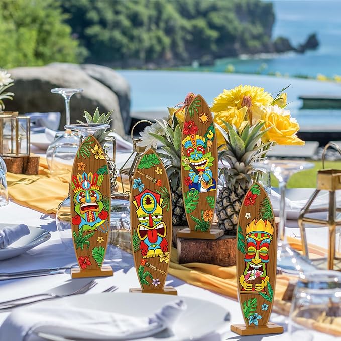 Blulu 4 Pcs Surfboard Decorations - Image 6