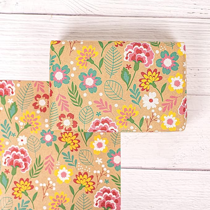 RUSPEPA Kraft Wrapping Paper Roll - Image 6