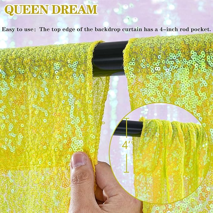 Sparkle Sequin Backdrop Curtains Panels - Image 6