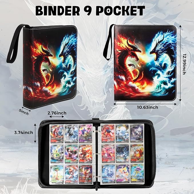 Premium Exo-Tec 9-Pocket Trading Card Binder - Image 2
