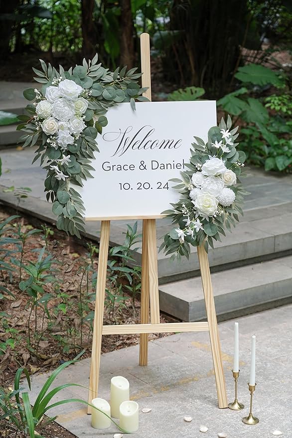 Artificial Flower Swag Set of 2 - Image 2