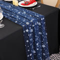 Snowkingdom Christmas Table Runner, 120 Inch Seasonal Winter Holiday Kitchen by Snowkingdom