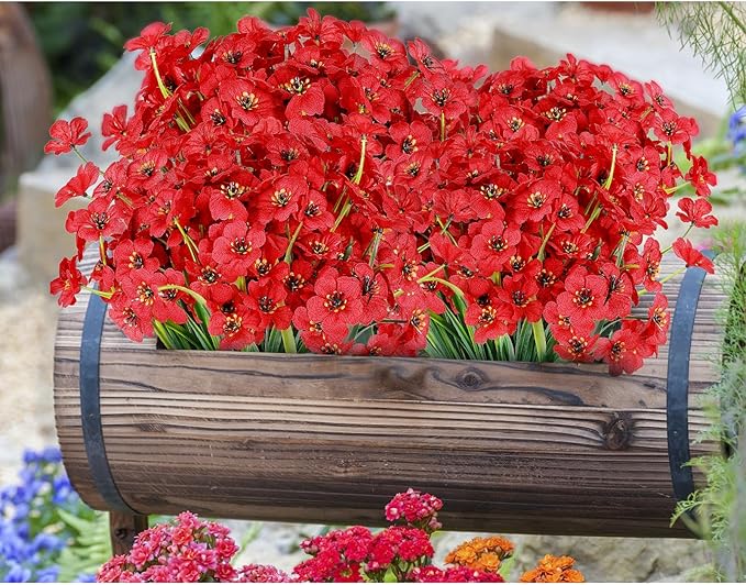 AmyHomie 20 Bundles Artificial Flowers - Image 4