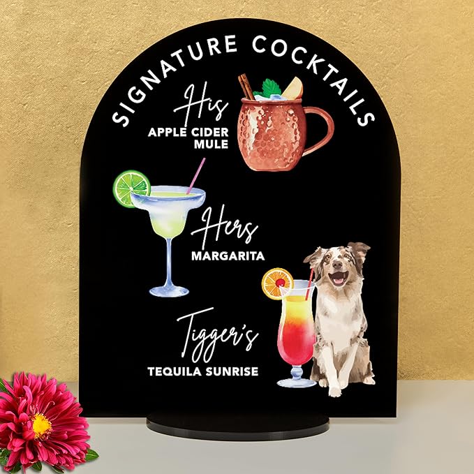 Pet Signature Drink Wedding Signs - Image 2