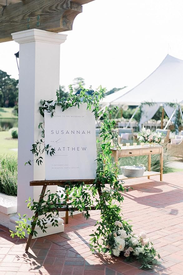 Welcome Wedding Sign Personalized, Personalized Wedding Welcome Sign Minimalist - Image 4