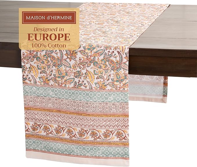 Maison d' Hermine Table Runner 100% Cotton Single Layer Table Runners 72 inches by MaisondHermine