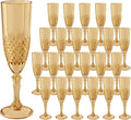 Plastic Champagne Flutes, for Weddings Bachelor Parties Toasting and Events by LEYIQUCHAMPAGNEWINEGLASSES