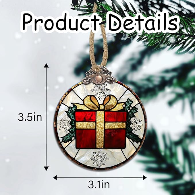 Stained Glass Christmas Decorations - Image 6