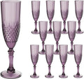 Plastic Champagne Flutes, for Halloween Weddings Bachelor Parties Toasting and by LEYIQUCHAMPAGNEWINEGLASSES
