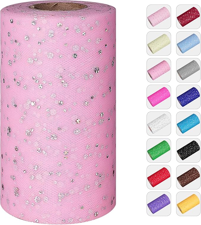 Glitter Tulle Rolls by ICOSHOW