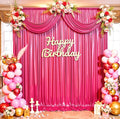 10ftx10ft Hot Pink Sequin Backdrop Curtain by CO-AVE