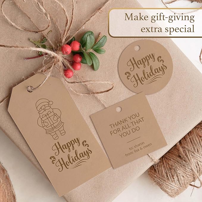 50-200 pcs Custom Hang Tags, Personalized Clothing Tags - Image 7