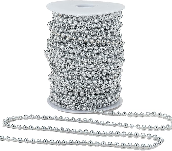 5mm Crafts Faux Pearl Beads Garland Pearl Bead Roll Strand of Pearls to - Image 2