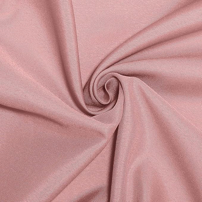 Efavormart 90" Dusty Rose Wholesale Linens Polyester Square Linen Tablecloth - Image 8