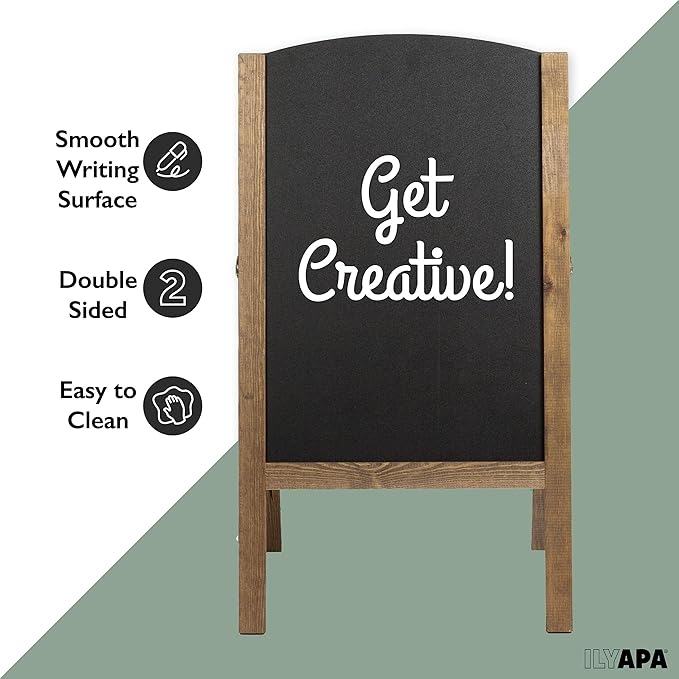 Ilyapa A-Frame Chalkboard Sidewalk Sign - Image 5