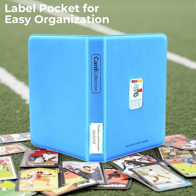 Premium ZiP Trading Cards Binder 9 Pockets, 936 Cards, Large Cards Book Album - Image 7