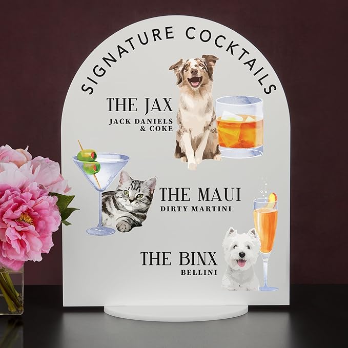 Pet Signature Drink Wedding Signs - Image 2