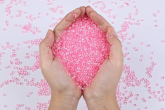 10000 pcs/Pack Wedding Table Scatter Confetti Crystals Acrylic Diamonds Vase - Image 3