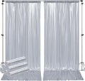 30ftx10ft Silver Sequin Backdrop Curtain by Htper
