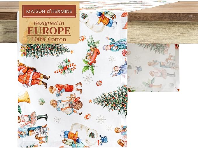 Maison d' Hermine Table Runner 100% Cotton Single Layer Table Runners 108 by MaisondHermine