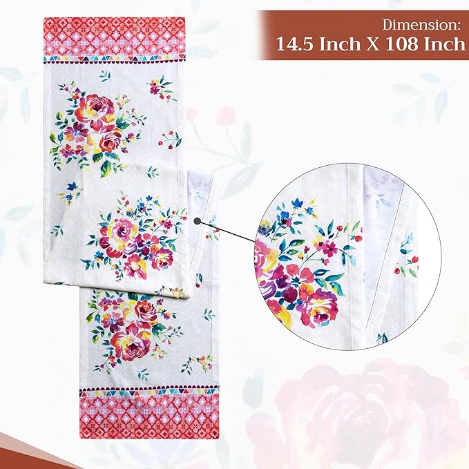 Maison d' Hermine Table Runner 100% Cotton Single Layer Table Runners 108 - Image 4