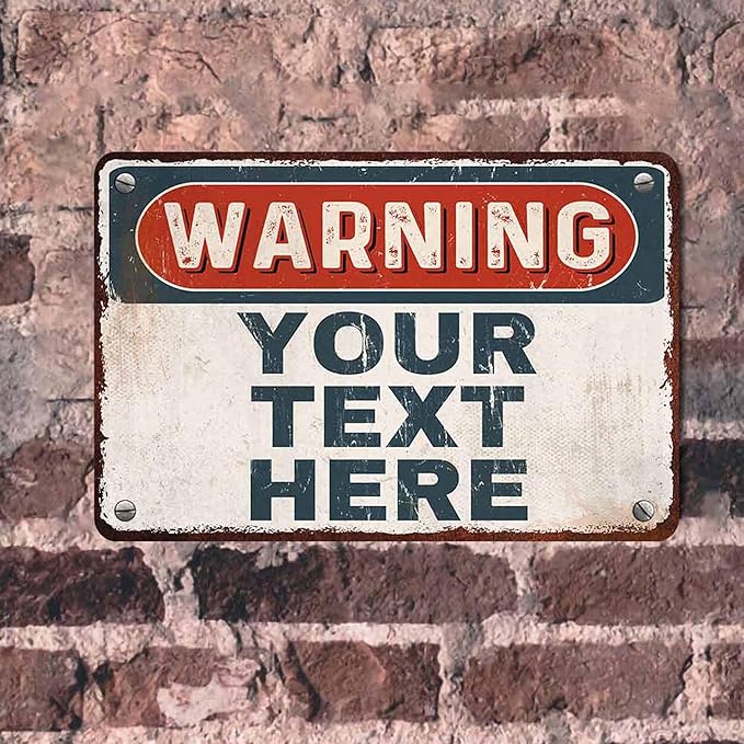 Custom Sign, Personalized Metal Signs, Customize - Image 5