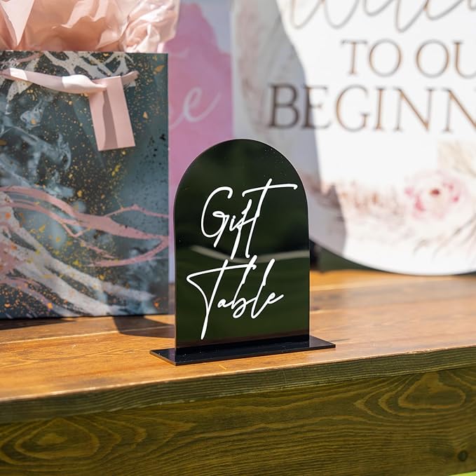 Black Arch Acrylic Table Numbers - Image 6