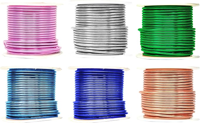 Mandala Crafts 12 Gauge Anodized Aluminum Craft Wire by MandalaCrafts