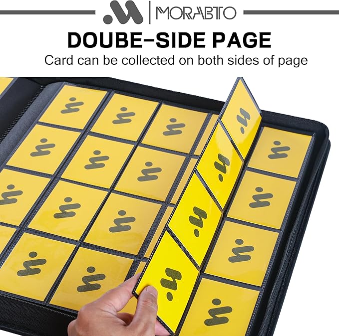 Card Binder 20 Pocket, Trading Card Binder Holds up to 2000 Cards - Image 6