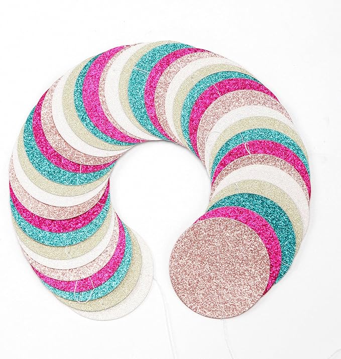 Teal Rose-Gold Champagne Party-Decorations Streamers - 52Ft Popular Girls - Image 3