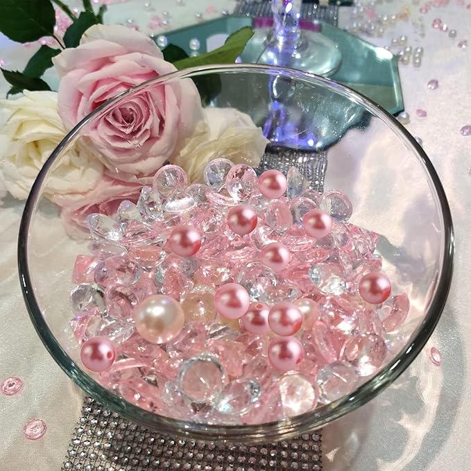 HappyFiller 1075 PCS Floating Pearl Beads, Gems - Image 6