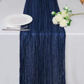 Snowkingdom 13Ft Navy Blue Cheesecloth Table Runner, 160inch Long Cheese Cloth by Snowkingdom
