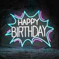 Happy Birthday Neon Sign Dimmable Celebrate Birthday Neon Light Powered by USB by LIUOZHTEALEDNEONSIGN