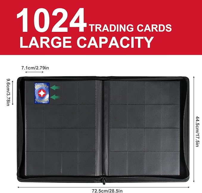 GEAoffice 16 Pockets Trading Card Binder - Image 2