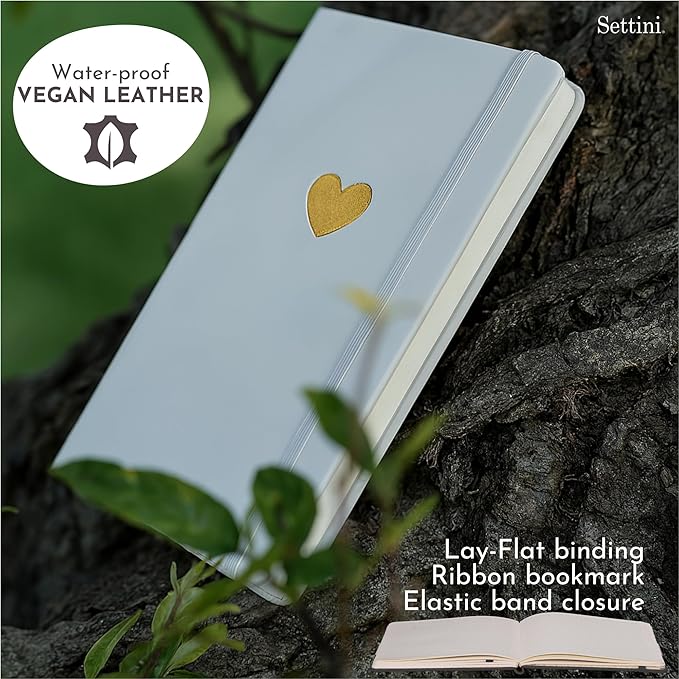 SETTINI Lined Journal, 192 Archival-Quality Pages, QuillEase Bleed-Free Paper - Image 9