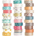 TaoBary 33 Rolls Holiday Plaid Washi Tape, 15 mm Seasonal Washi Tape Set by TaoBary