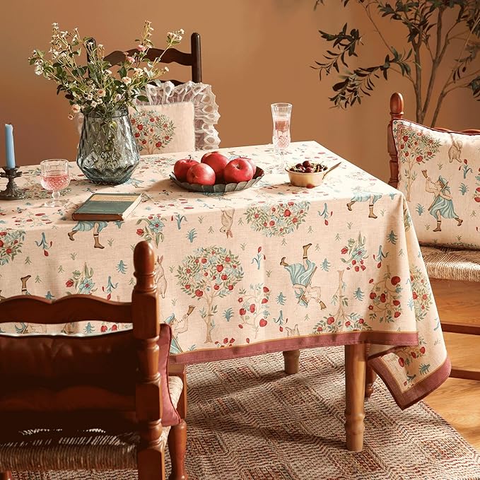 patdrea Designer Beige Tablecloth - Image 9