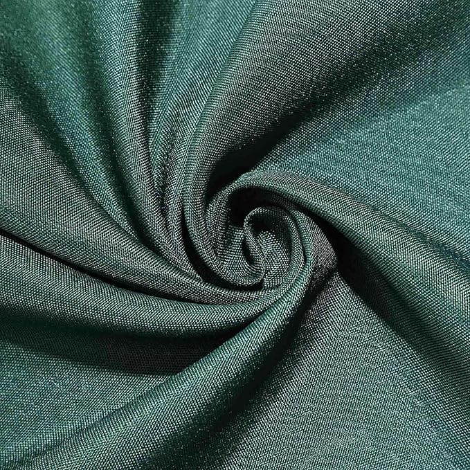 Efavormart 70" Square Linens Hunter Emerald Green Wholesale Linens Polyester - Image 8