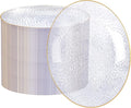 Rubtlamp 60 Pieces Gold Plastic Plates by Rubtlamp