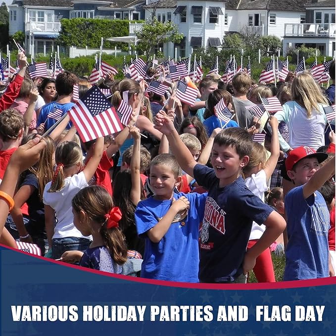 Super Tough Small American Stick Flags 4’’x6’’ - Image 4