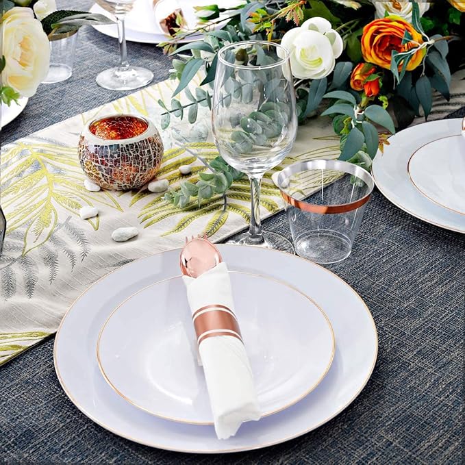 Supernal Set of 60 Packs Rose Gold Silverware - Image 5