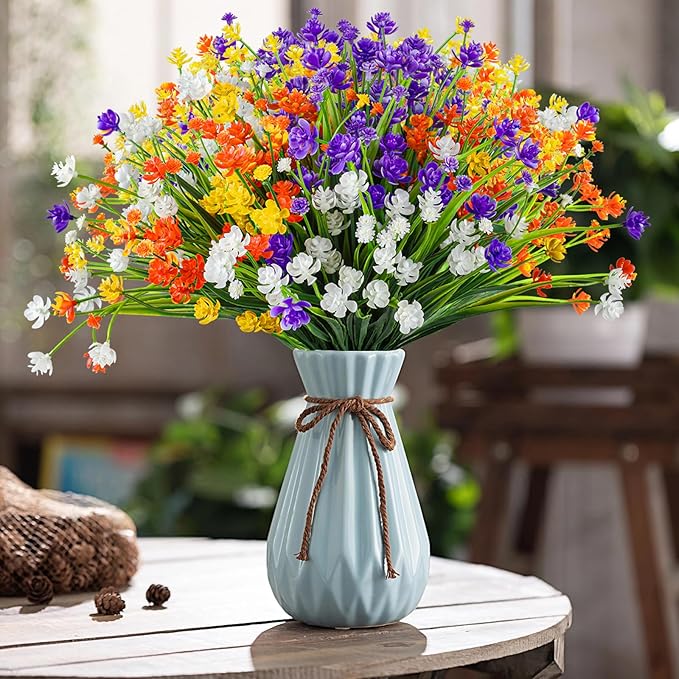 AmyHomie 20 Bundles Artificial Flowers - Image 4