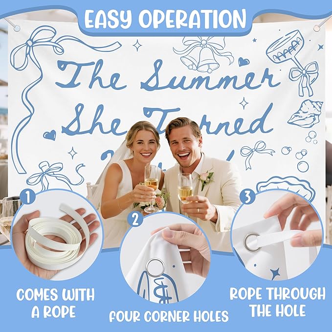 The Summer She Turned Married Backdrop - Image 4