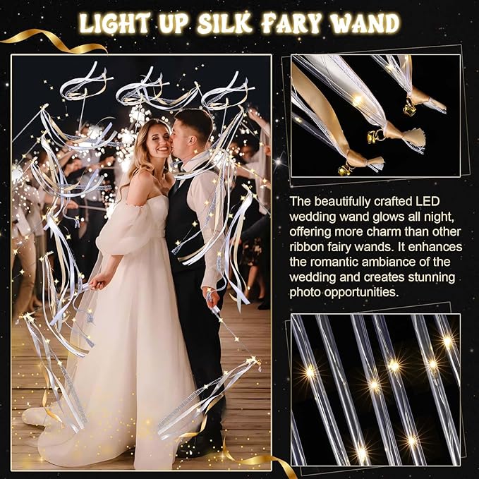 100 Pcs Wedding Wands Ribbon Streamers - Image 7