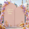 7.2FT 6FT Arch Backdrop Cover for Wedding, Birthday Party Decor, Chiara by Besutolife