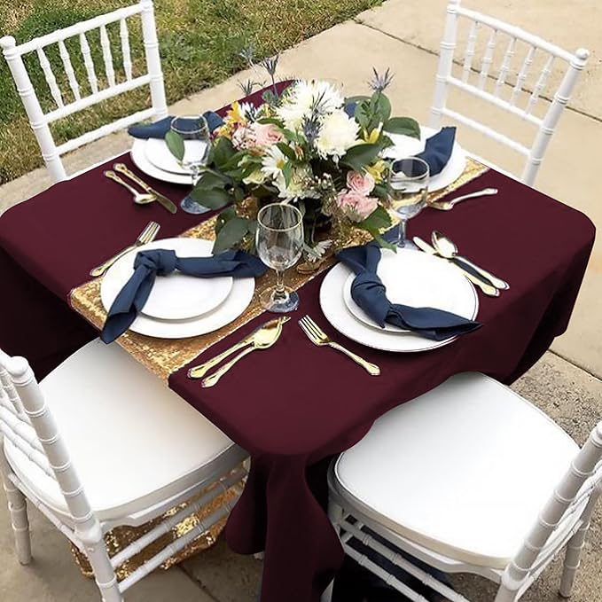Fitable 6 Pack Square Tablecloths - Image 5