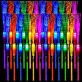 Lewtemi 60 Pack Fiber Optic Wand Glow Wand LED Light Up Wand Bulk by Lewtemi