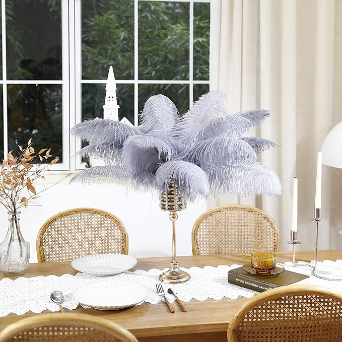 Larryhot Natural Ostrich Feathers - Image 5