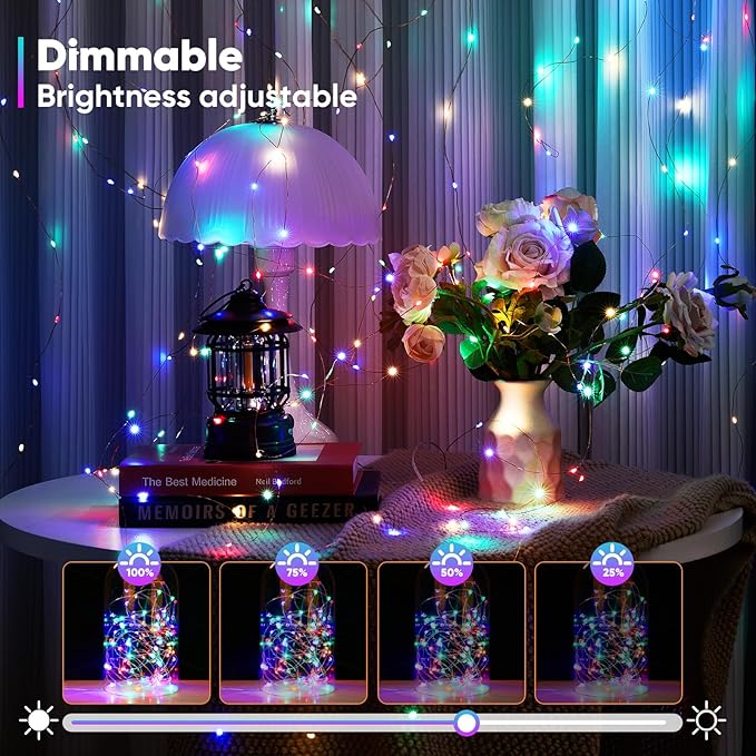1 Pack 65.6 Ft. Battery Operated Outdoor String Lights - Image 7