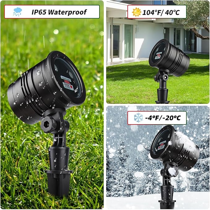 Laser Christmas Projector Lights Outdoor: Waterproof Outdoor Christmas - Image 4